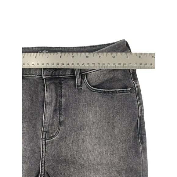 Simply Vera Vera Wang Grey Womens Slim Fit Denim Jeans Size 4P - Picture 6 of 14